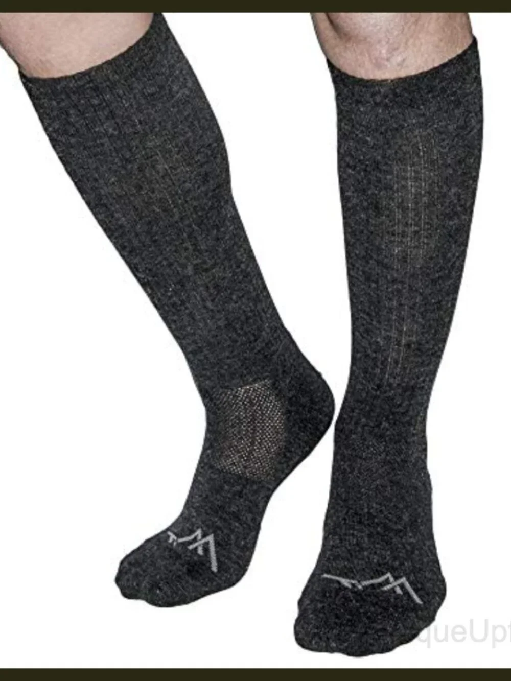 Merino Wool Blend Knee-High Compression Socks 25-30 mmHg Gradient Support